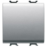 Single circuit breaker 2 module titanium